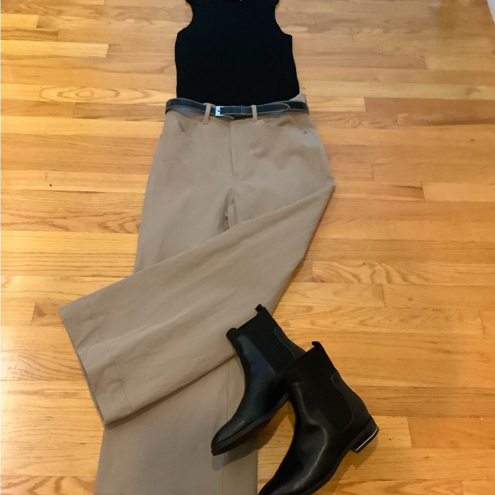 Mm Lafleur Milo wide leg pants - size 8 short